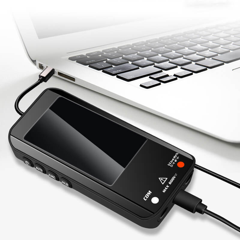 Vollautomatisches Smart Digitalmultimeter – Hochpräziser Tester für Spannung, Strom und Widerstand