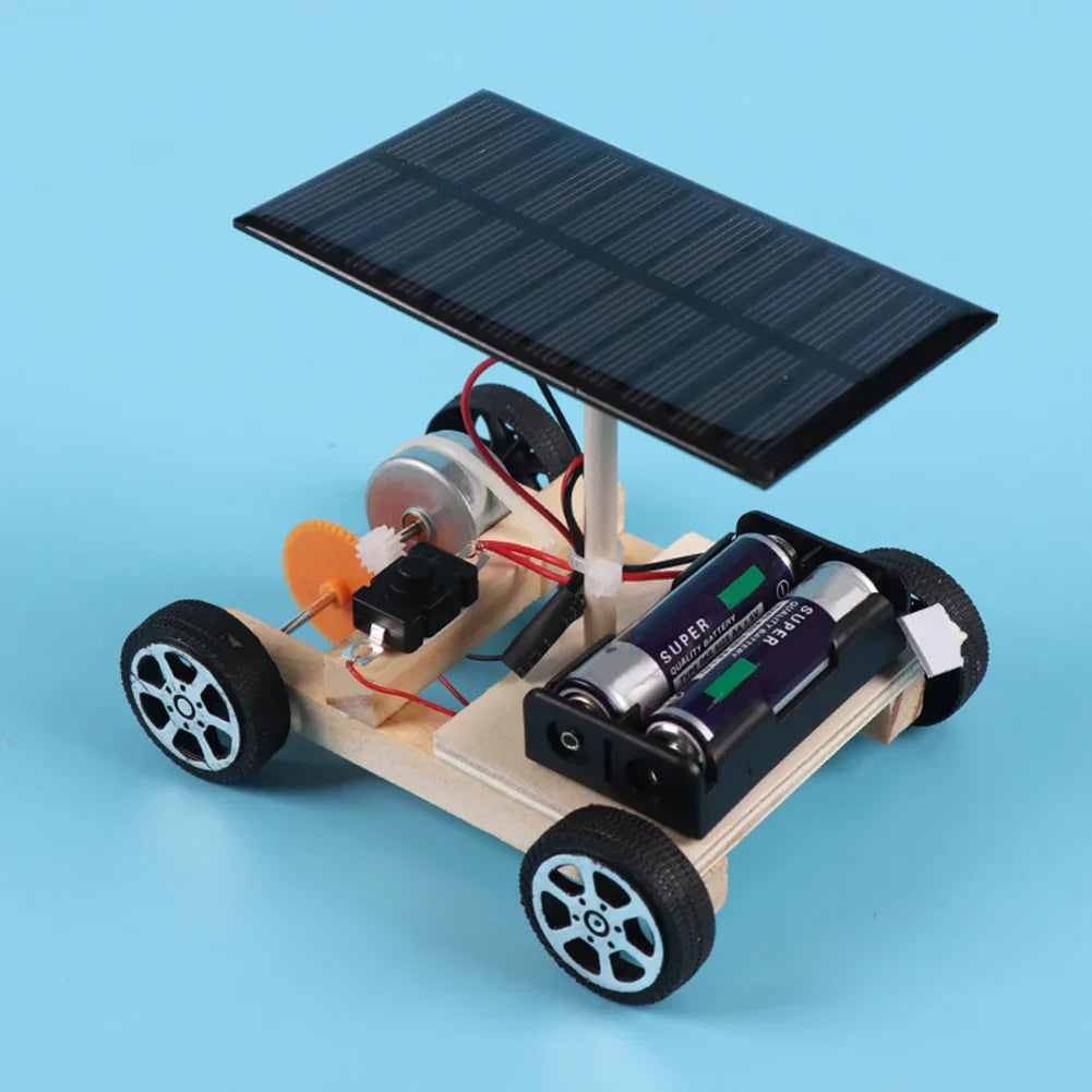 Rennwagen-Konstruktionsset - Solar- und Batteriebetrieben
