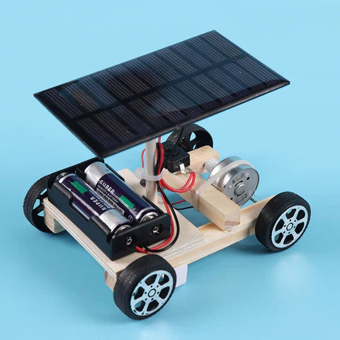 Rennwagen-Konstruktionsset - Solar- und Batteriebetrieben