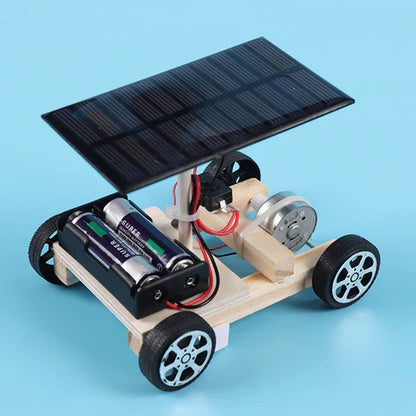 Rennwagen-Konstruktionsset - Solar- und Batteriebetrieben
