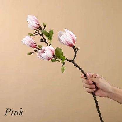 SilkSplendor - Künstliche Magnolienzweige | Naturgetreue Deko