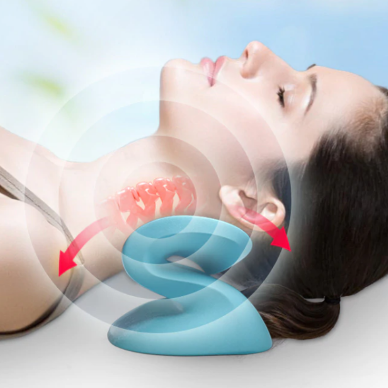 Orthopädisches Nacken-Dehngerät – Nackenkissen gegen Verspannungen