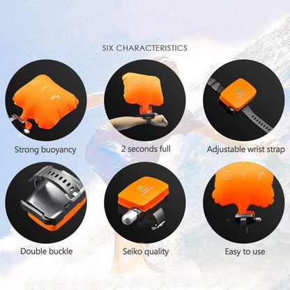 Lebensrettende Schwimmende Aufblasbare Rettungsarmband