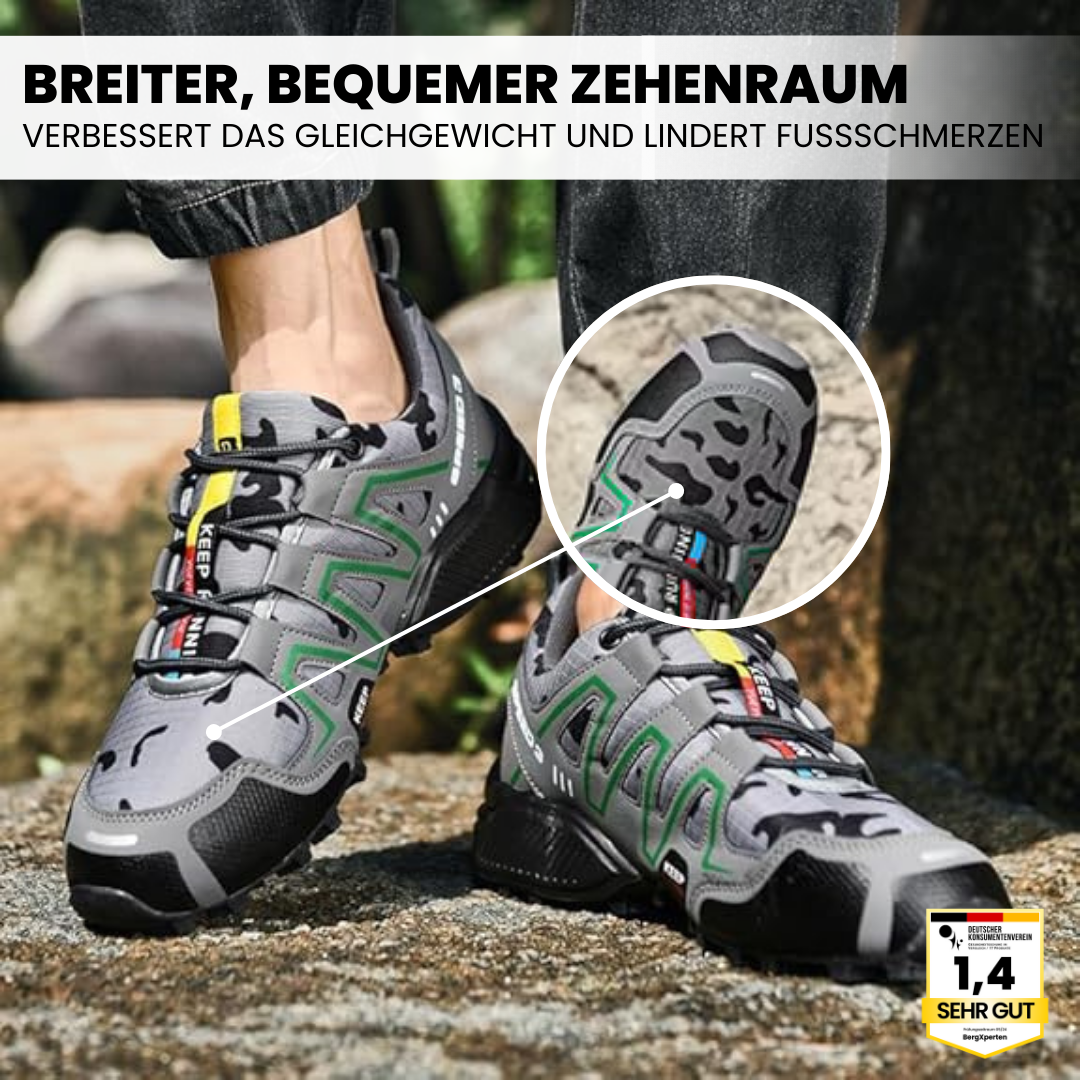 OrthoTrekking Max - Bequeme Orthopädische Wanderschuhe