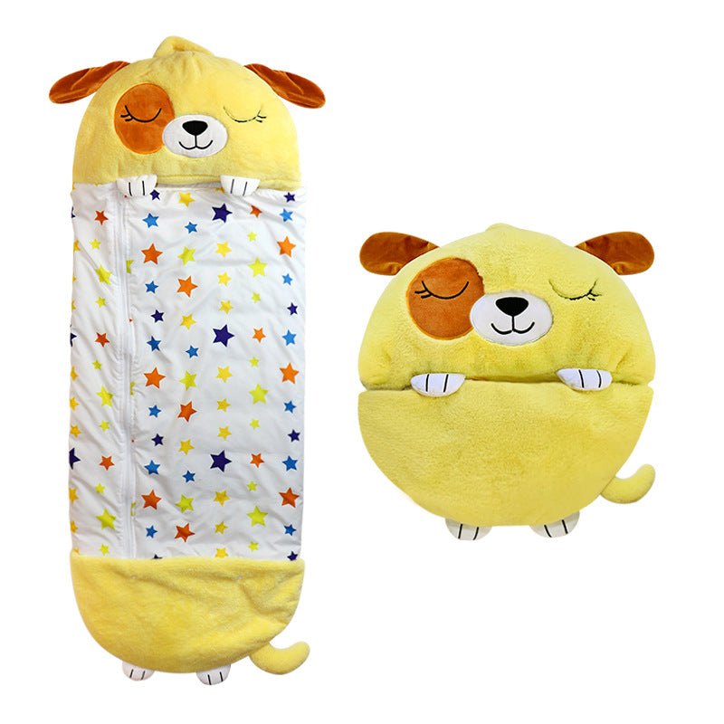 CozyDreSchlafsack und Kuscheltier in einem für ruhige Nächte