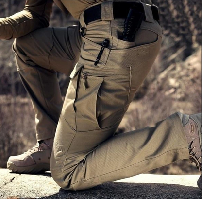 Outdoor Taktische Wasserfeste Hose Armee Fan Mehrzwecktaschen Kampfhose Ripstop Wasserabweisend Schnell Trocknende Wandern-Hose Cargo-Hose