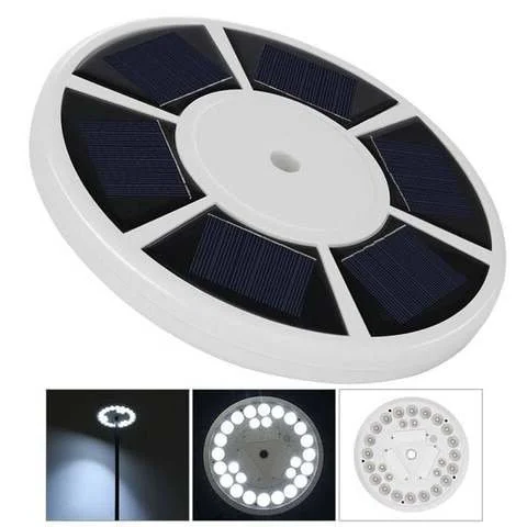 Solar-Flaggenmastleuchte mit 26 LEDs – 700 Lumen, IP67, Dämmerungssensor &amp; 6000mAh Akku