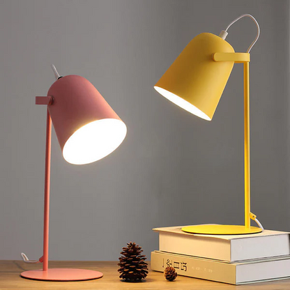 Nordic Tischlampe mit Eisen Eimer Design und Macaron Farben – Kreativ &amp; Modern