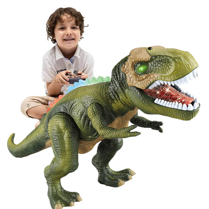 Fernbedienung T-Rex Dinosaurier mit LED-Beleuchtung, gehend &amp; brüllend realistische Dinosaurier-Spielzeuge