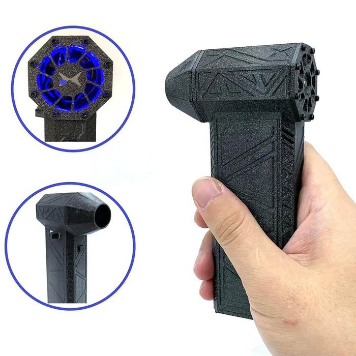 Mini-Turbo-Jet-Blower – Tragbares Akku-Handgebläse 110.000 U/min, 180W für Haarstyling, Staub &amp; Autopflege