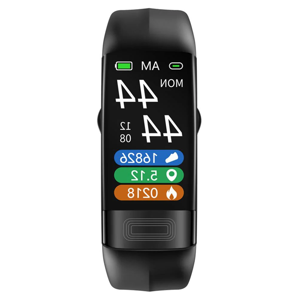 Multifunktionale Smartwatch mit Herzfrequenz, Blutdruck &amp; ECG, IP67 wasserdicht