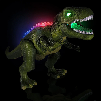 Fernbedienung T-Rex Dinosaurier mit LED-Beleuchtung, gehend &amp; brüllend realistische Dinosaurier-Spielzeuge