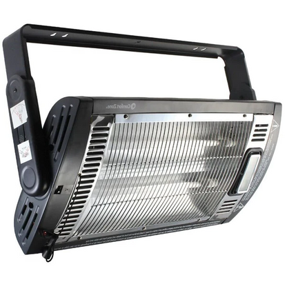 Wandmontierter Infrarot-Terrassenheizer mit Halogenlampe 1500W für Innen &amp; Außen