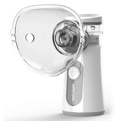 Tragbarer Ultraschallvernebler mit USB- und Batteriebetrieb, für Erwachsene und Kinder, inkl. Masken