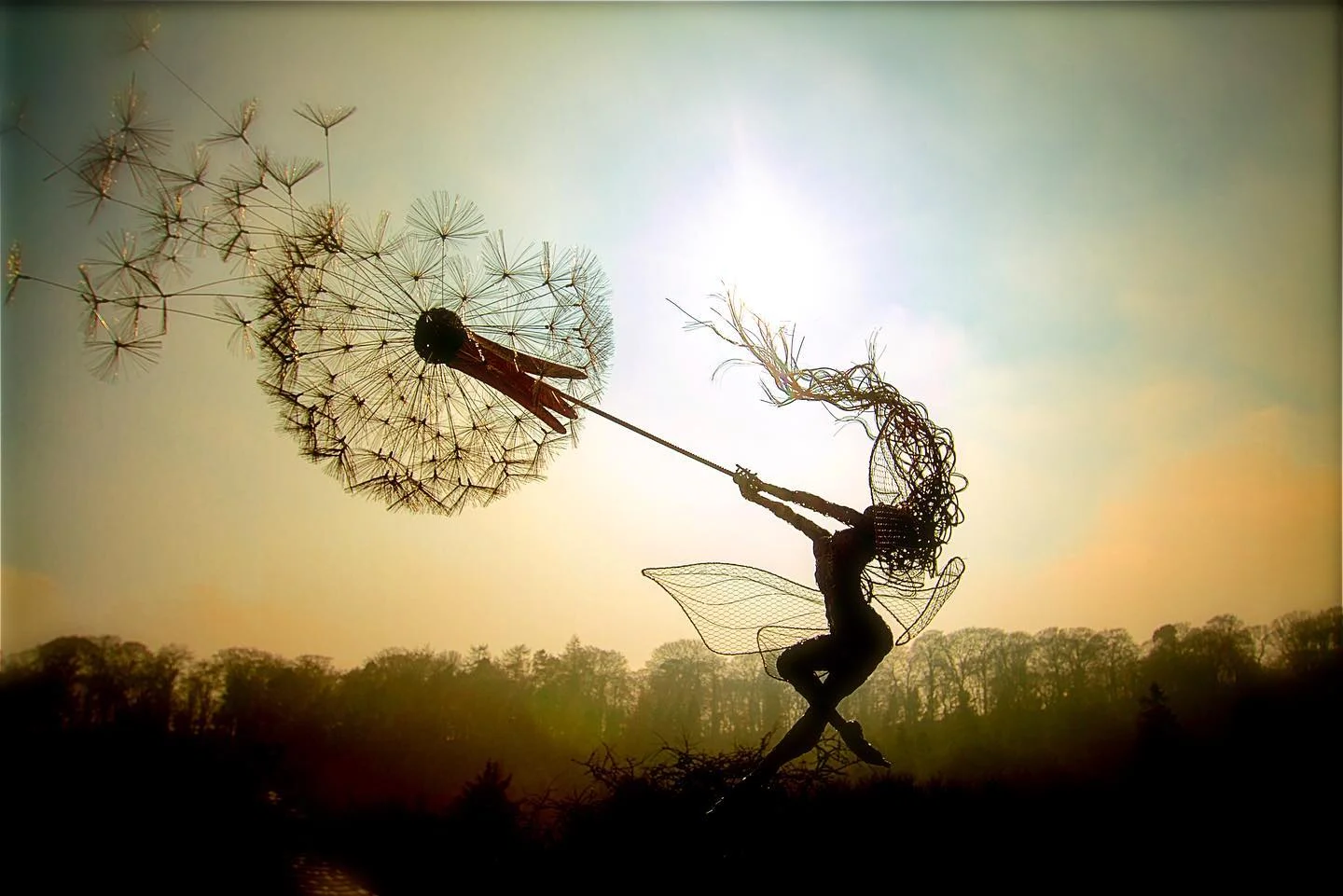 Perfekte Wunderland Garten Dekoration - Die frechen Geister tanzen