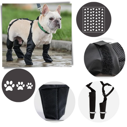 Wasserfeste Hundesuspenders Stiefel