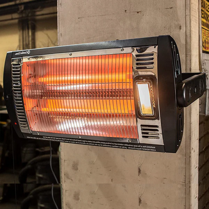 Wandmontierter Infrarot-Terrassenheizer mit Halogenlampe 1500W für Innen &amp; Außen