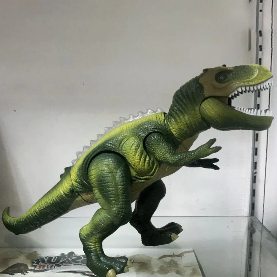 Fernbedienung T-Rex Dinosaurier mit LED-Beleuchtung, gehend &amp; brüllend realistische Dinosaurier-Spielzeuge
