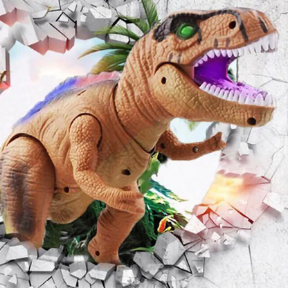 Fernbedienung T-Rex Dinosaurier mit LED-Beleuchtung, gehend &amp; brüllend realistische Dinosaurier-Spielzeuge