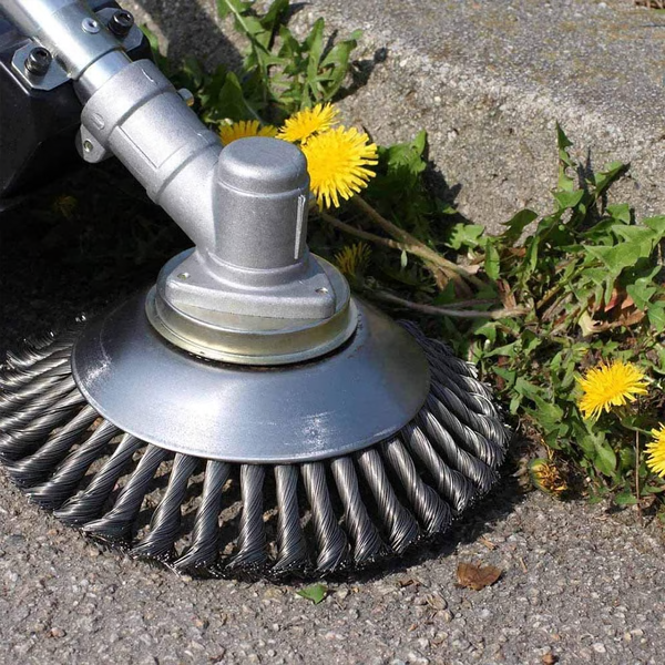 Karbonstahl Unkrautbürsten-Trimmer – Unzerstörbarer Kopf