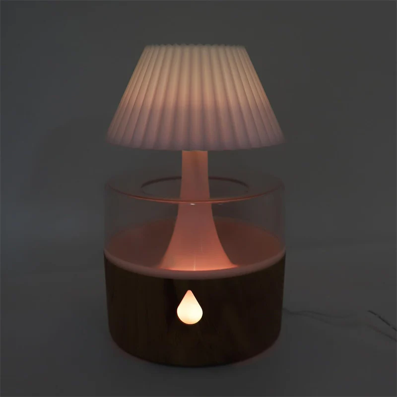 Regenwolken-Luftbefeuchter mit Aromatherapie – Kaltnebel, LED-Nachtlicht, Beruhigende Düfte, USB-betrieben