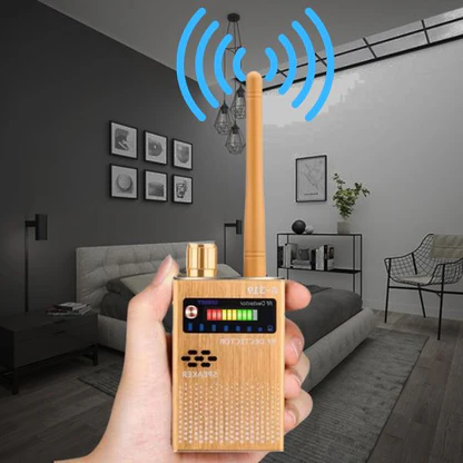 Spiondetektorgerät | RF-Bug-Detektor, versteckte Kamera &amp; GPS-Tracker-Finder mit Laserlinsenschutz - Anti-Spion-Signal-Schutz