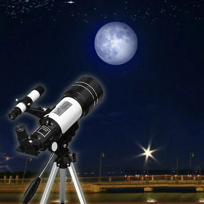Erkunde die Sterne mit Leichtigkeit - professionelles Teleskop mit Stativ &amp; 150x Zoom für Mondbeobachtungen