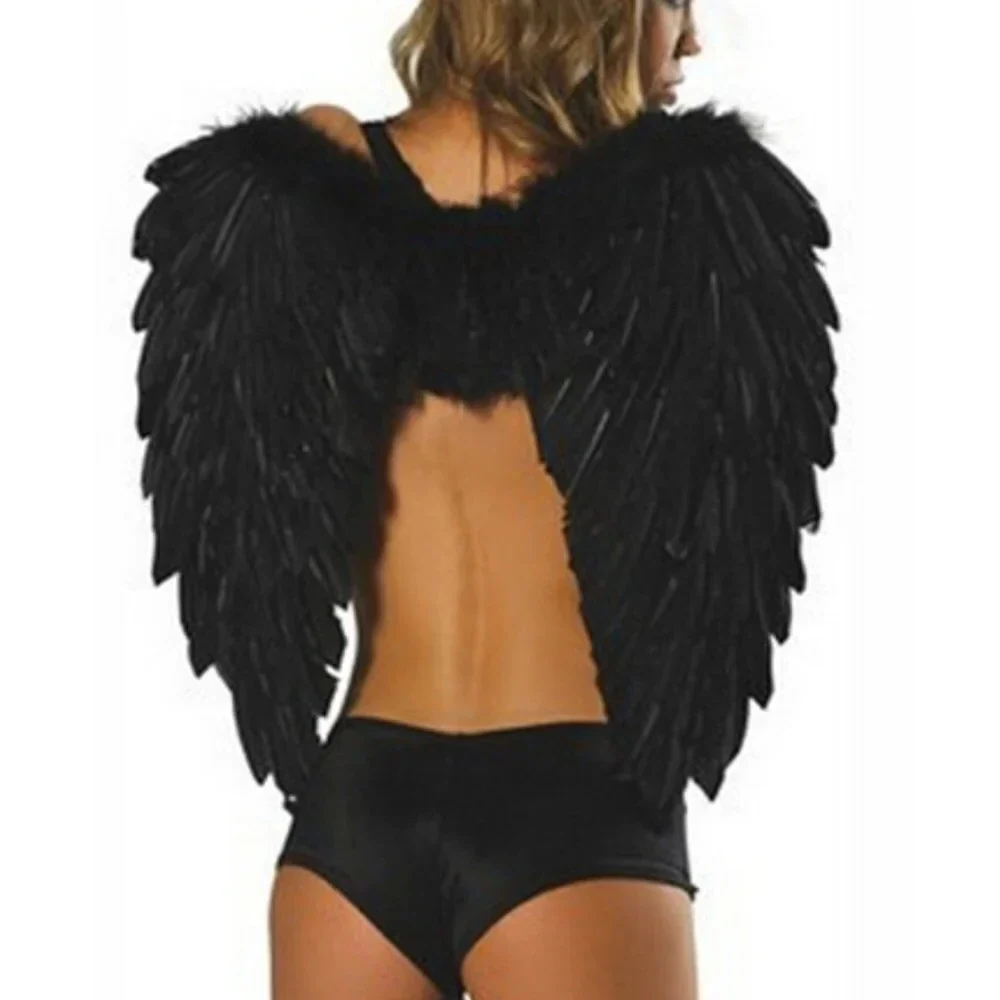 Realistische Engel Flügel Kostüm – Halloween Party Dekoration, Verkleidung, Cosplay und Bühnenaufführungs Requisiten