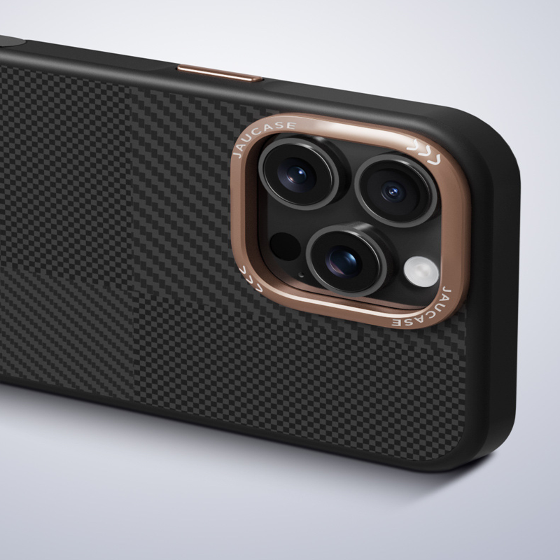 CoreEdge BlackGold Carbon Case – Magnetisch bereit &amp; Linsenschutz