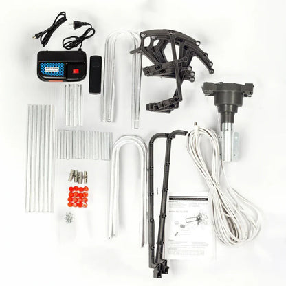 Outdoor-TV-Antenne 500+ Meilen Reichweite mit 360° Motor, Dual-TV-Ausgang &amp; FM Radio