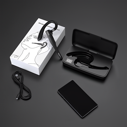 Trucker Dual Mic Wireless Bluetooth 5.1 Geräuschunterdrückendes Headset/Ohrstück