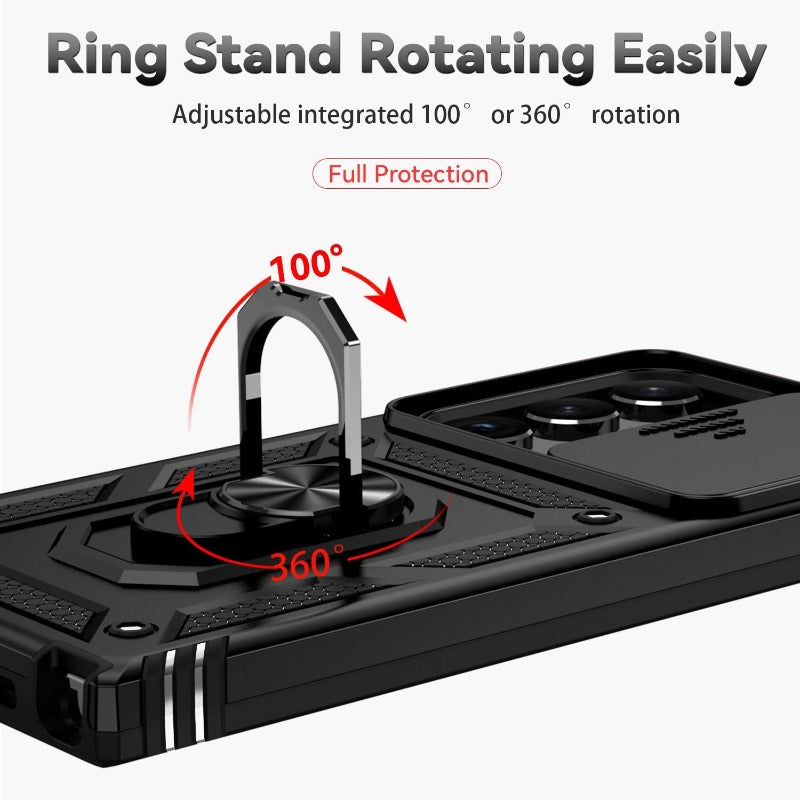 Robuste Schutzhülle in Militärqualität mit Magnethalterung für Samsung S23 S22