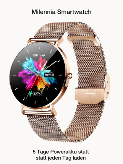 Milennia Smartwatch | Stilvolles Design | AMOLED HD | Gesundheits- &amp; Sportfunktionen