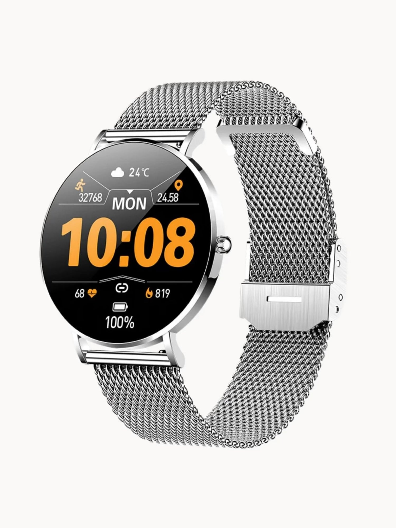 Milennia Smartwatch | Stilvolles Design | AMOLED HD | Gesundheits- &amp; Sportfunktionen
