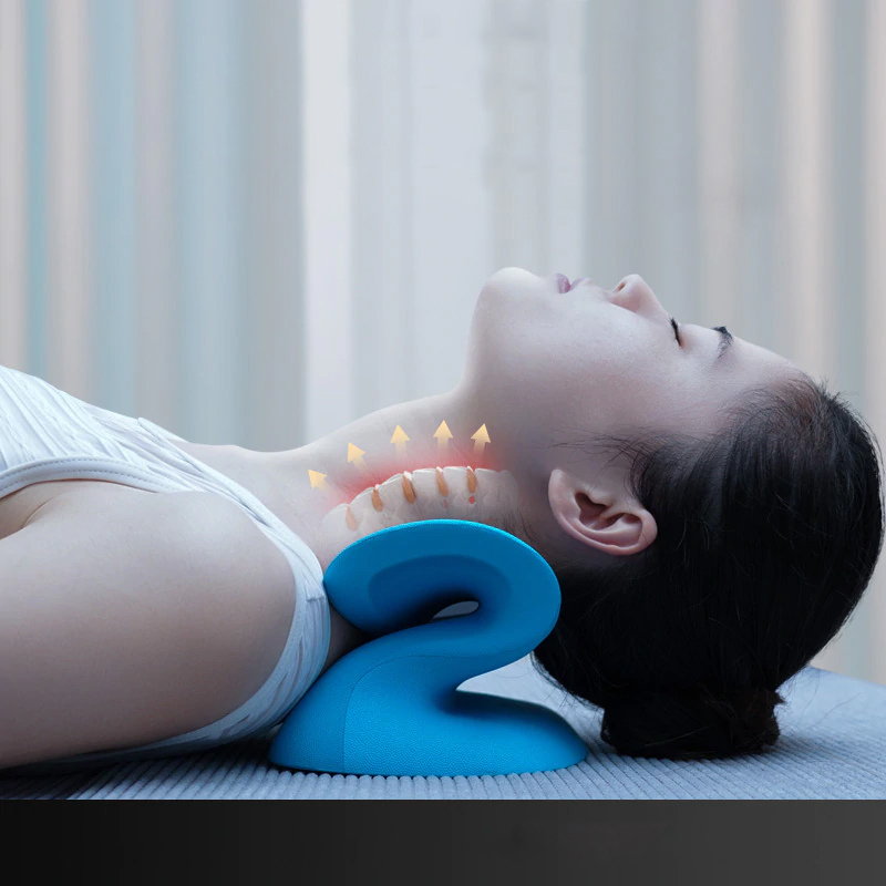 Orthopädisches Nacken-Dehngerät – Nackenkissen gegen Verspannungen