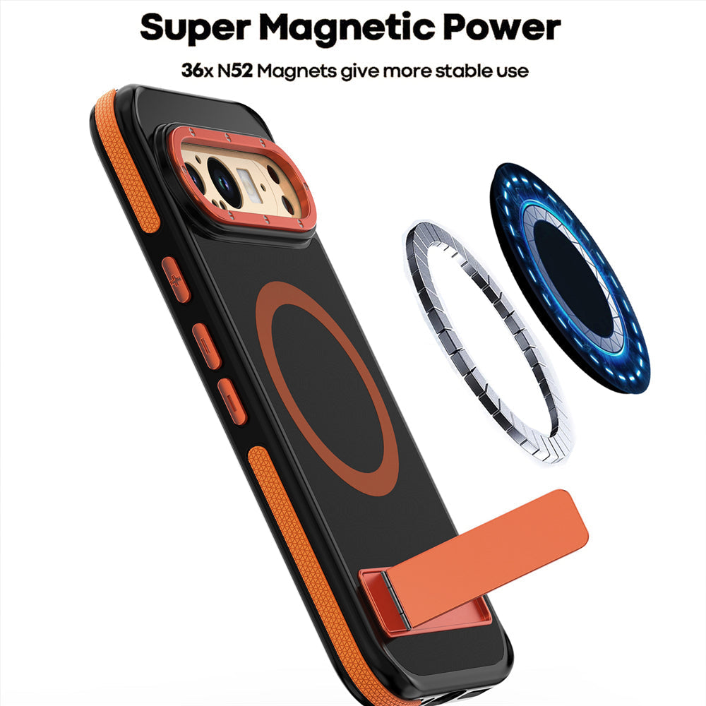 TitanMax Pixel 9 Serie MagSafe Rüstungshülle mit Kickstand &amp; Objektivschutz