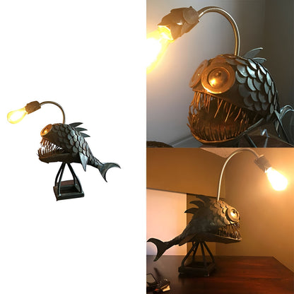 Steampunk Anglerfischlampe – Coole &amp; Ungewöhnliche Stehlampe für Ihr Zuhause