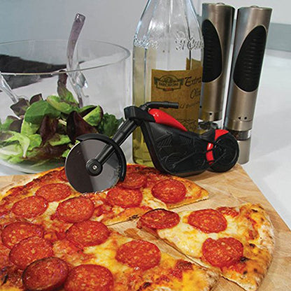 Pizzaschneider im Motorrad-Stil - MotoSlice | Edelstahl &amp; Design