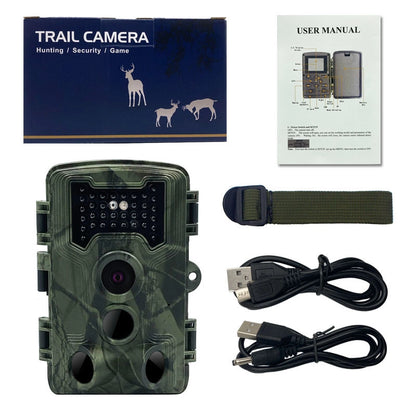 Coolife Wildcamera Fotofalle 21 MP 1080P HD – Außenkamera – Nachtsicht-Bewegungsmelder – IP67 wasser- und staubdicht – 3-Zonen-Infrarotsensor – 125° Weitwinkel – inklusive 32G-Speicherkarte