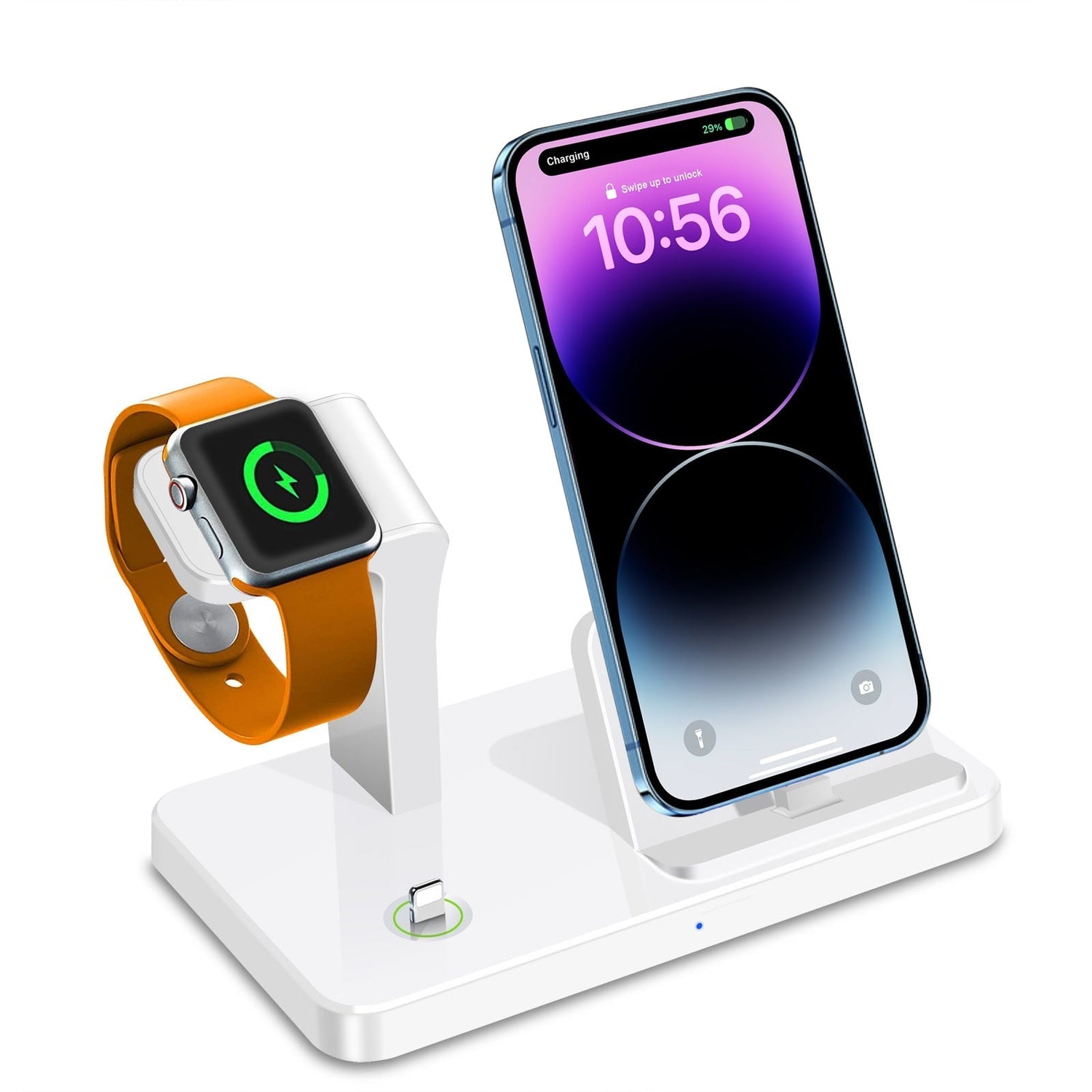 3-in-1 Kabelloser Ladestation - iPhone, Apple Watch, AirPods Ladegerät | Magnetisches Schnellladestation Docking Station 20W Wireless Charging Station