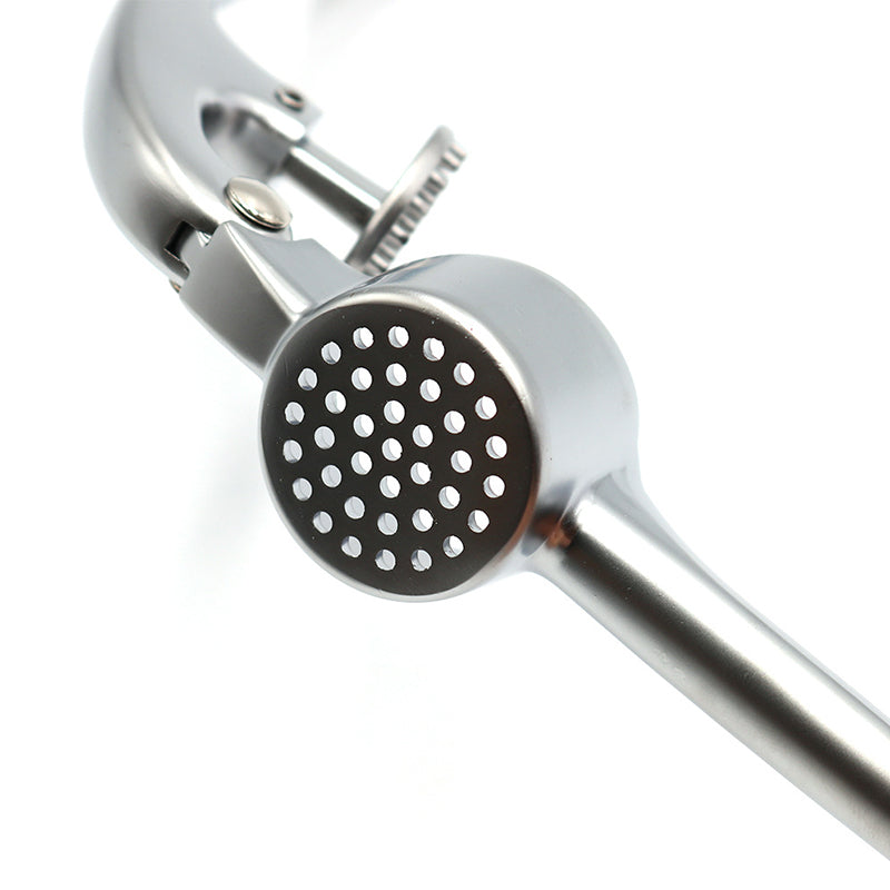 Premium Edelstahl Knoblauchpresse - Robust &amp; Ergonomisch