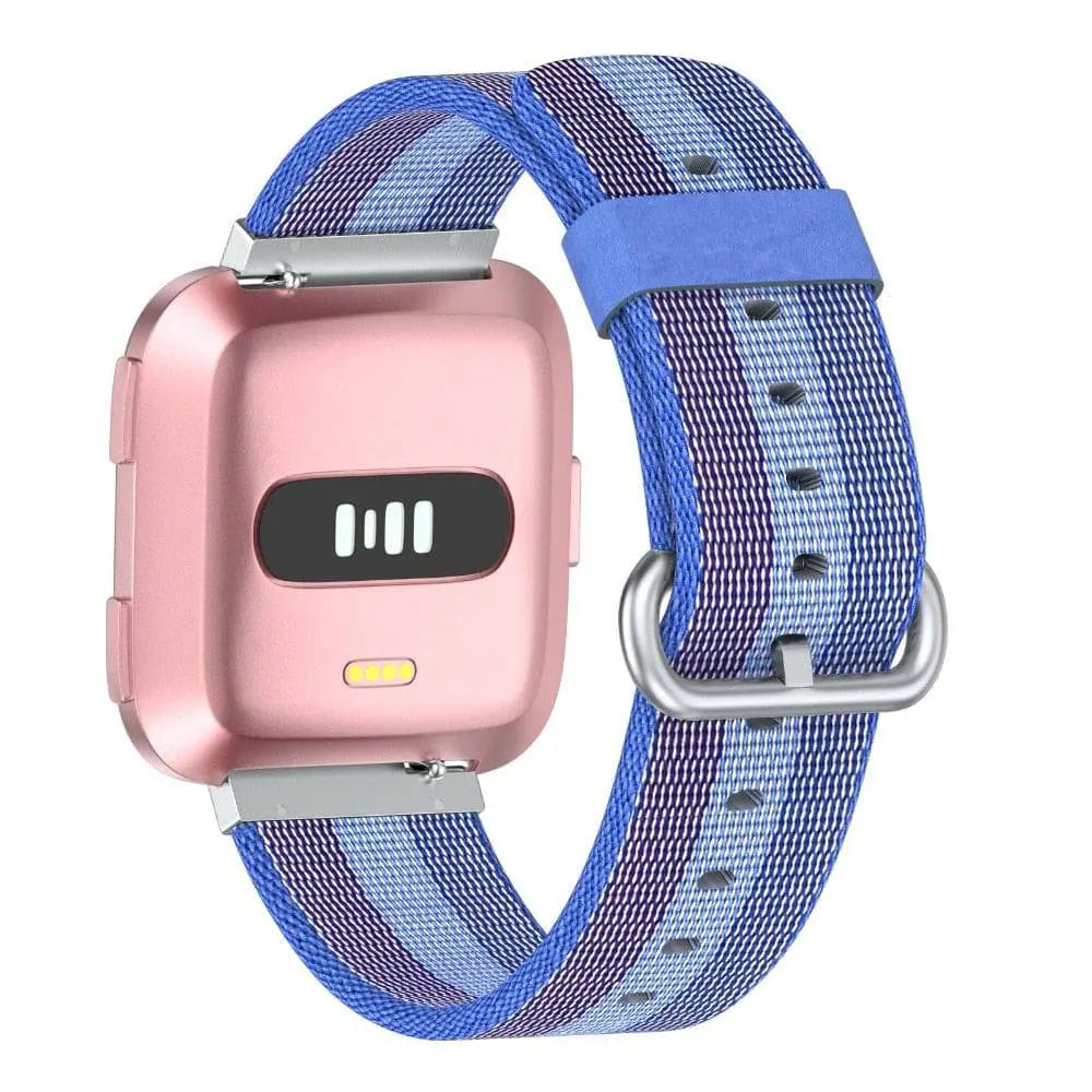 Fitbit Versa Premium individuell gewebtes Nylonarmband