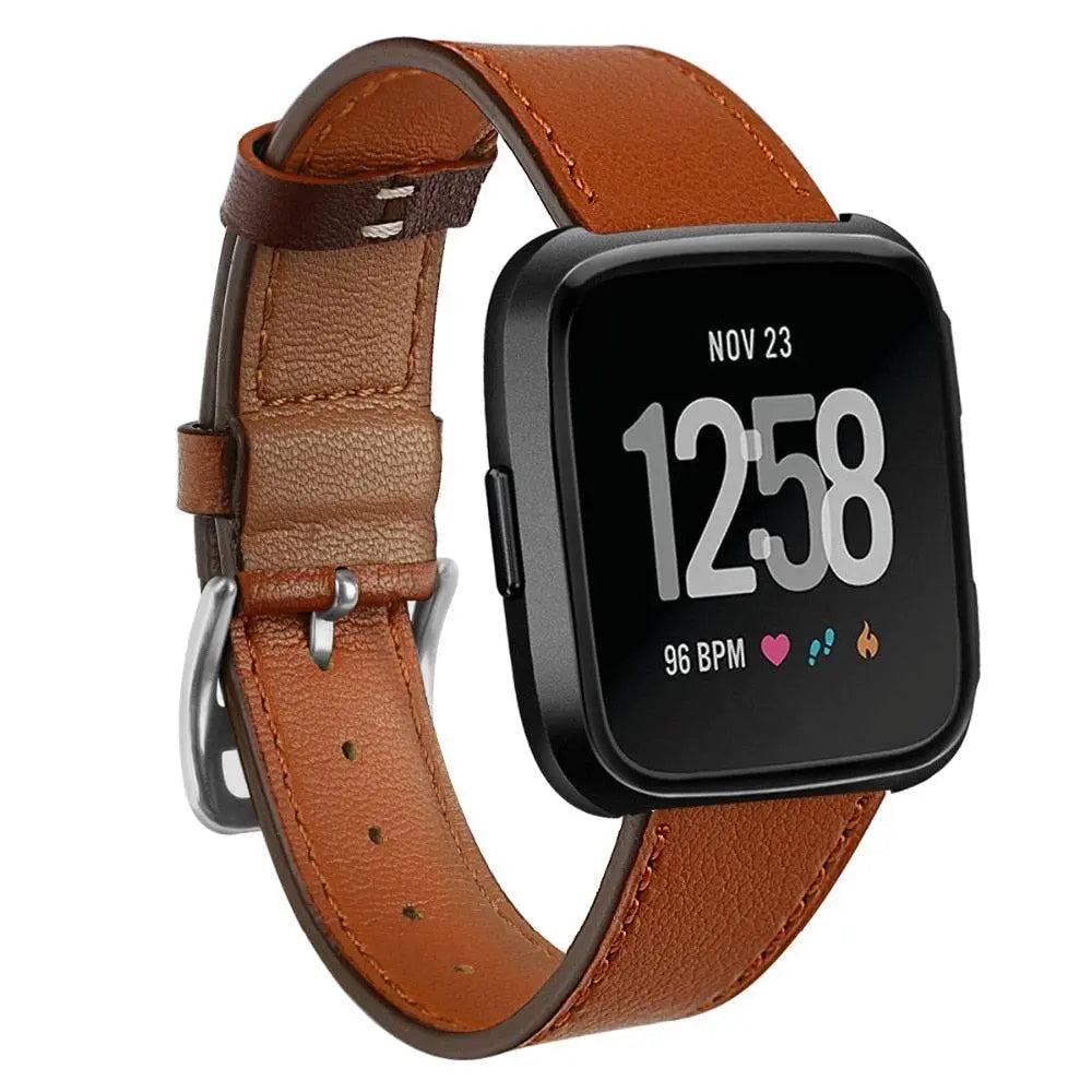 Fitbit Versa 2 Echtlederarmband