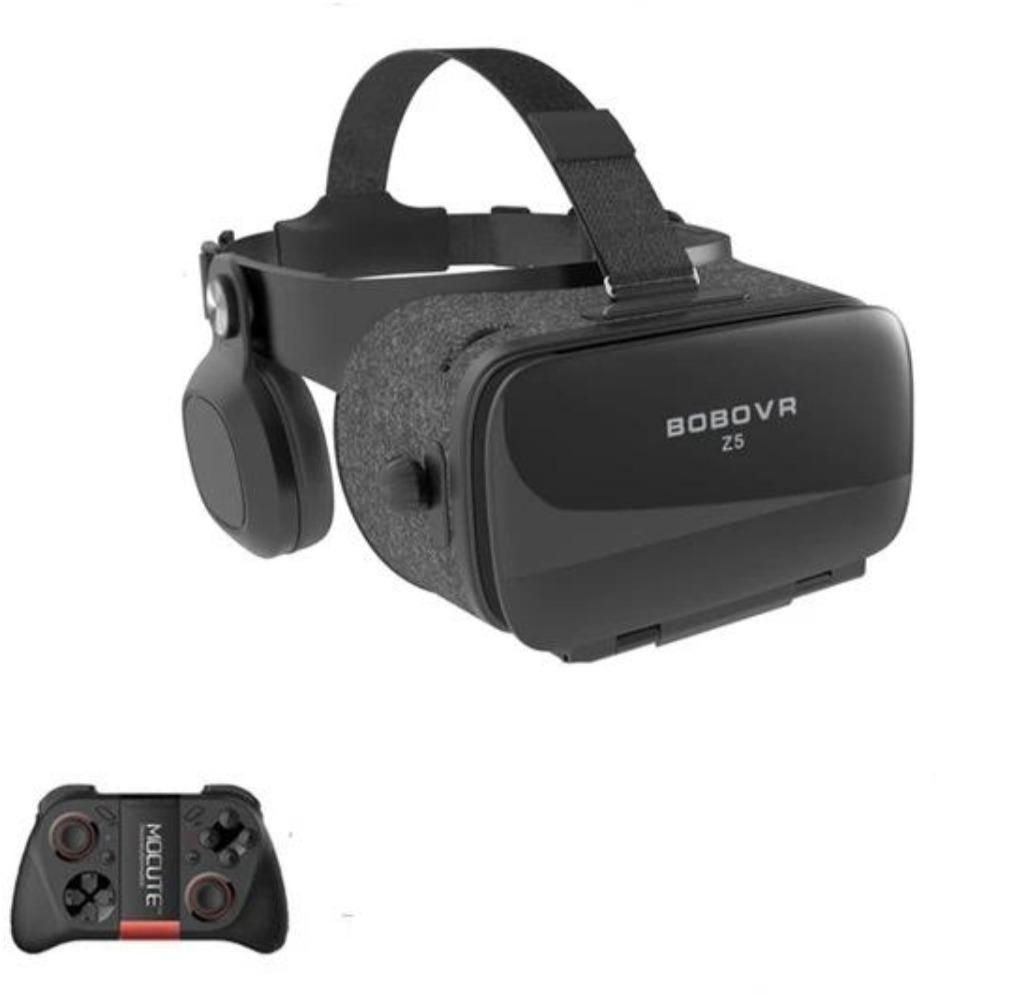 VR Gaming 3D Stereo-Headset mit Bluetooth-Controller