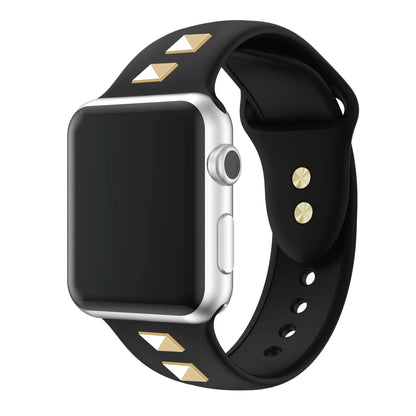 Hochwertiges Apple Watch-Armband mit Nieten