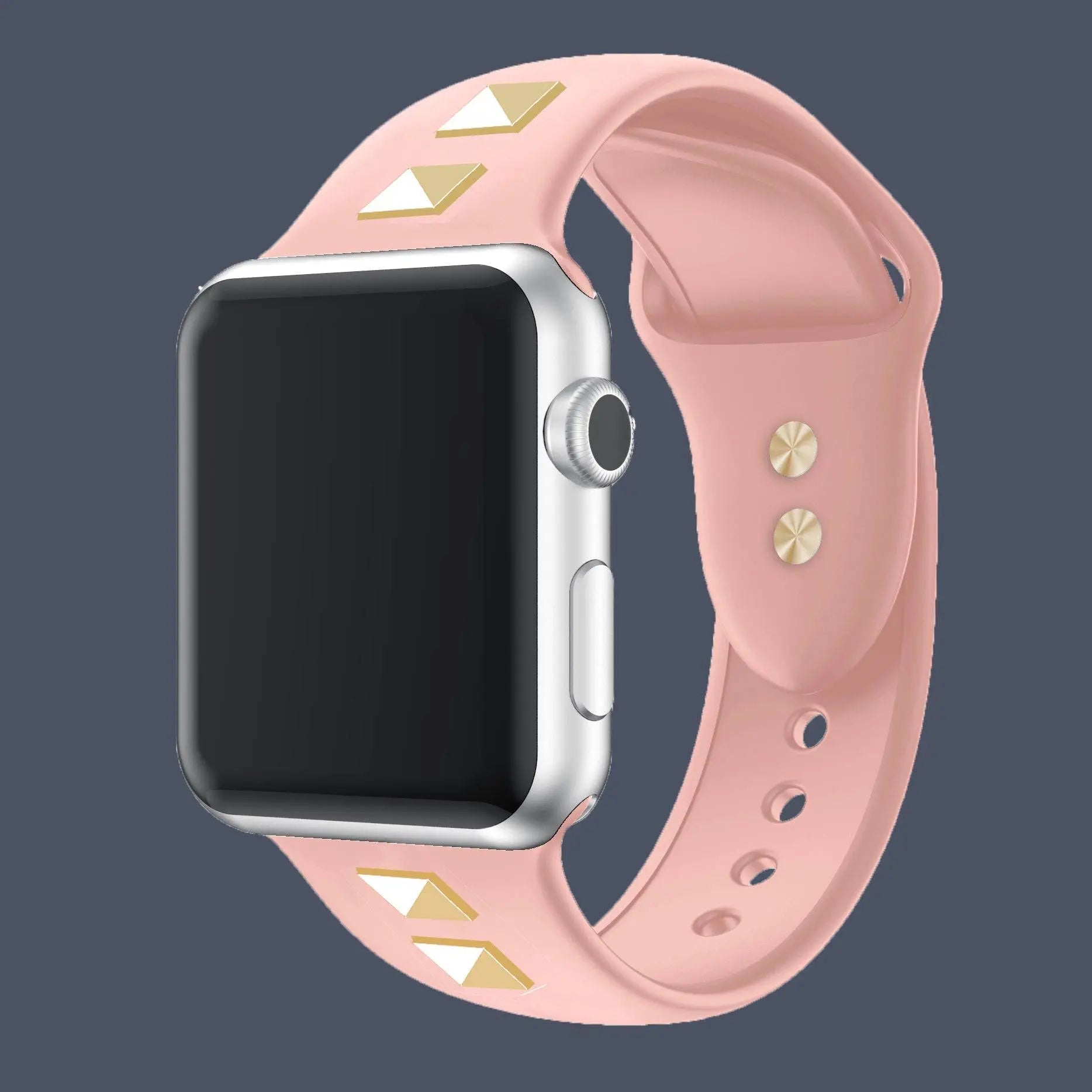 Hochwertiges Apple Watch-Armband mit Nieten