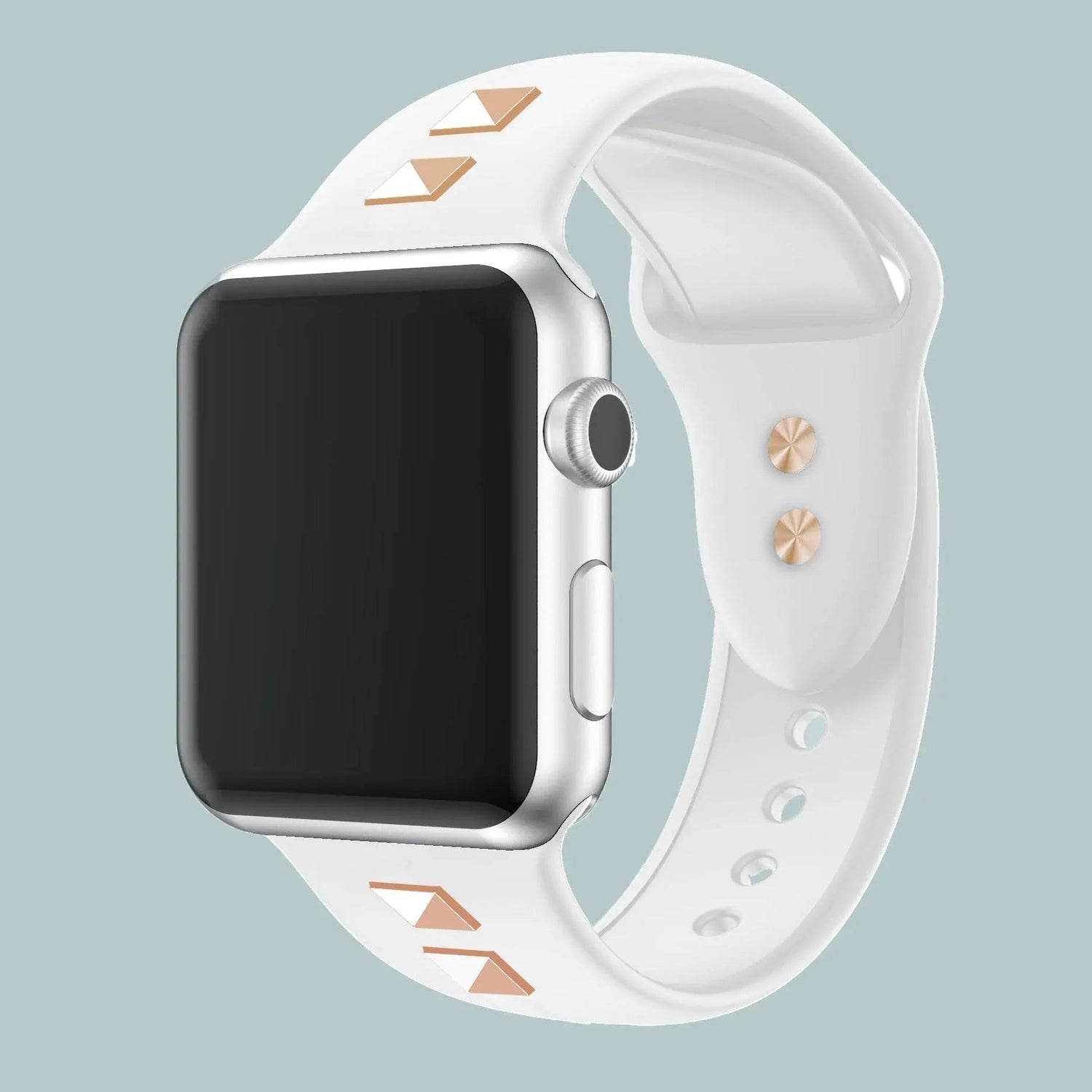 Hochwertiges Apple Watch-Armband mit Nieten