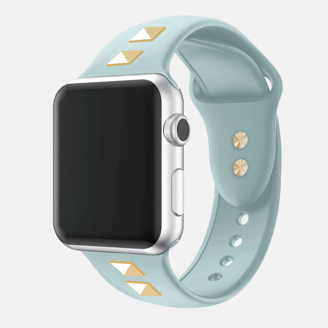 Hochwertiges Apple Watch-Armband mit Nieten