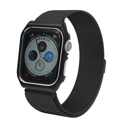 Apple Watch Series 5 – makelloses Mesh-Loop-Bandgehäuse aus Edelstahl