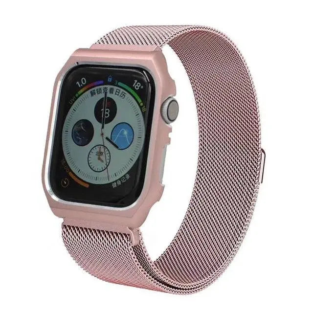 Apple Watch Series 5 – makelloses Mesh-Loop-Bandgehäuse aus Edelstahl